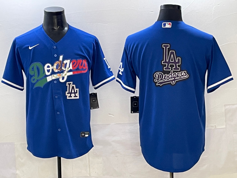 Men Los Angeles Dodgers blank blue Nike 2025 MLB All Star Jersey 0019